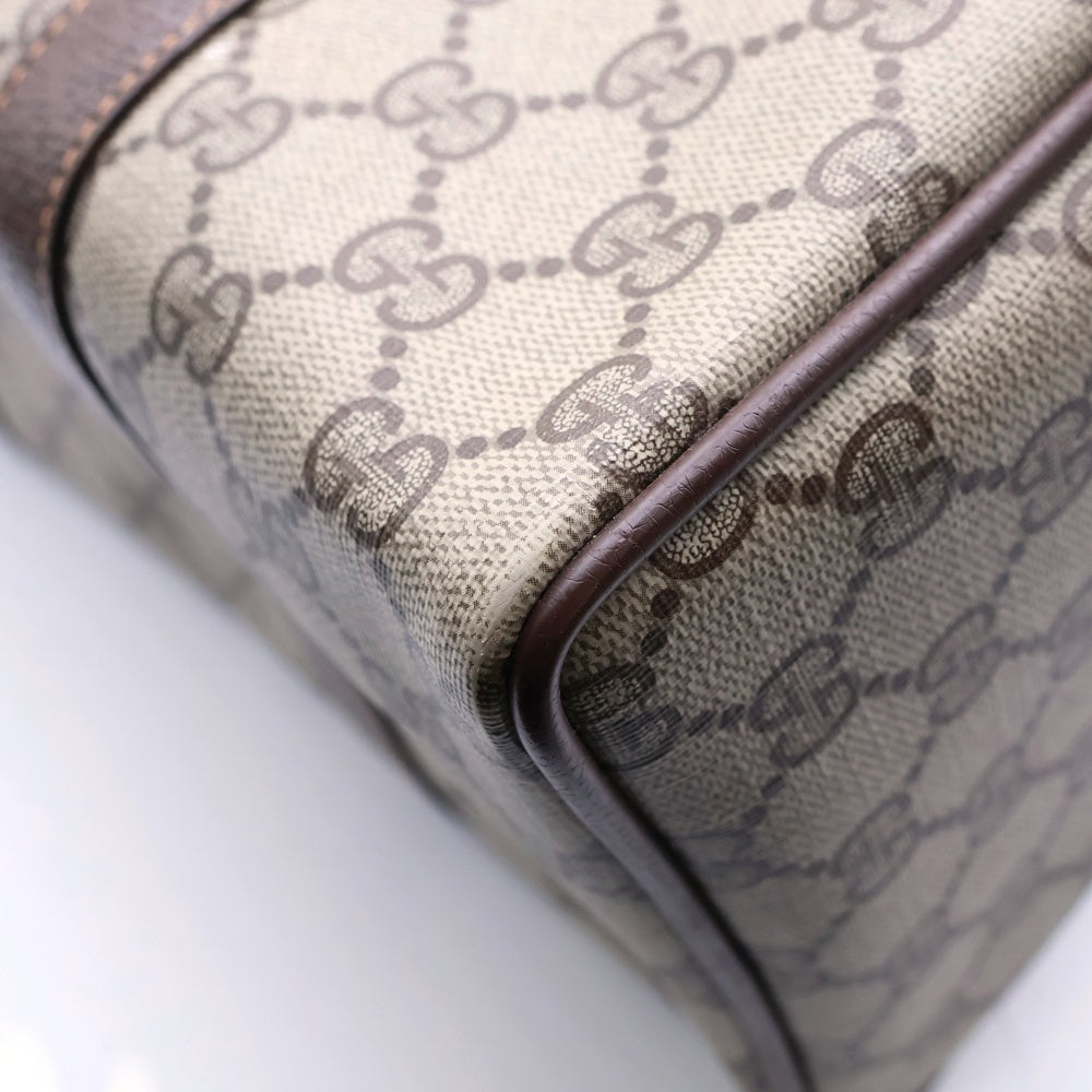 GUCCI(グッチ) シェリーライン ミニボストンバッグ PVC×レザー