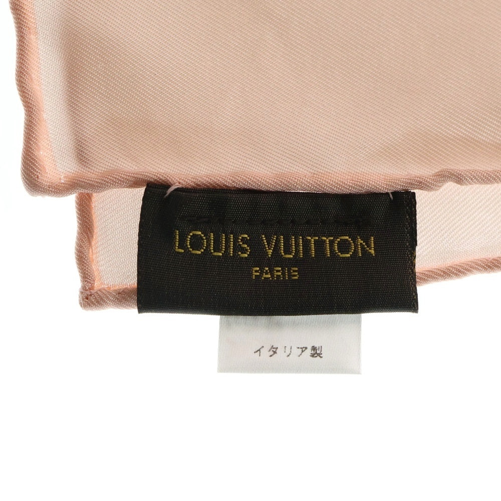 LOUIS VUITTON(ルイヴィトン) カレ・トランク スカーフ ピンク シルク レディース