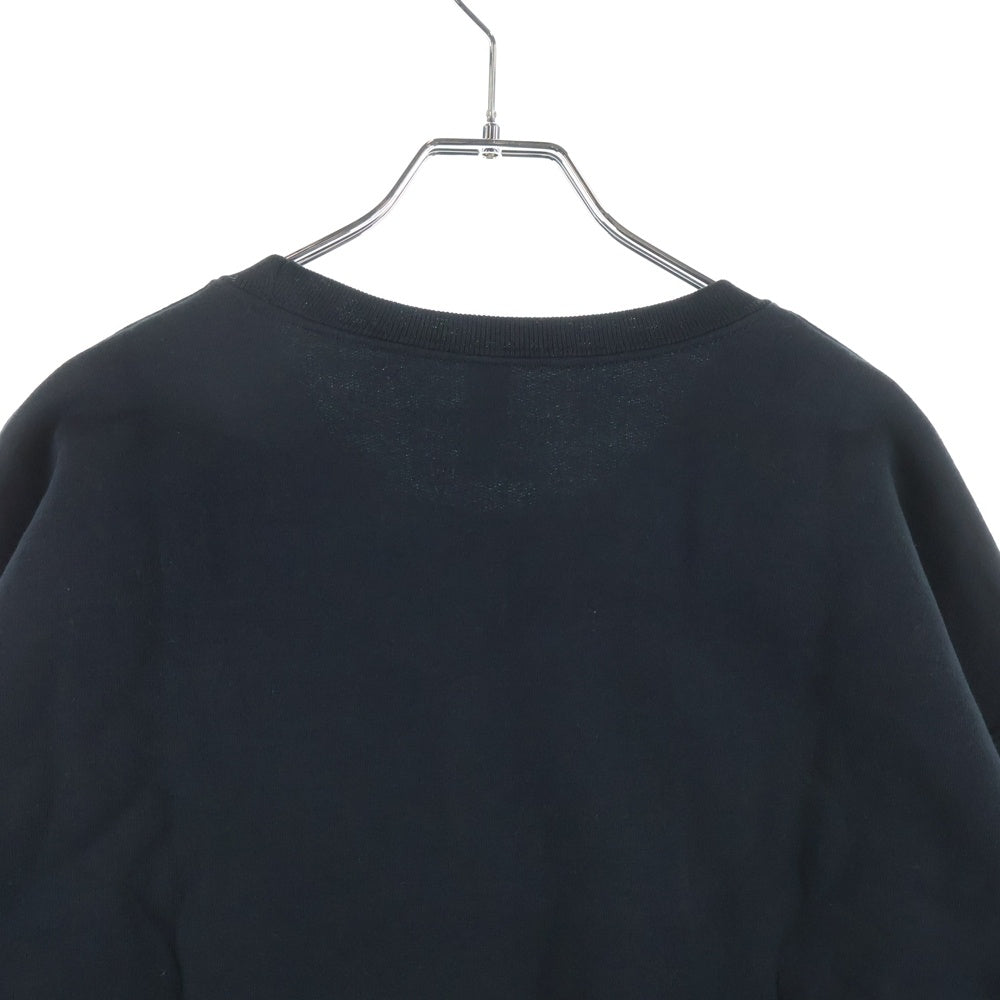 WACKO MARIA(ワコマリア) 22AW CREW NECK SWEAT SHIRT ( TYPE-1 ) ロゴプリント クルーネックスウェット ブラック 22FW-WMC-SS01