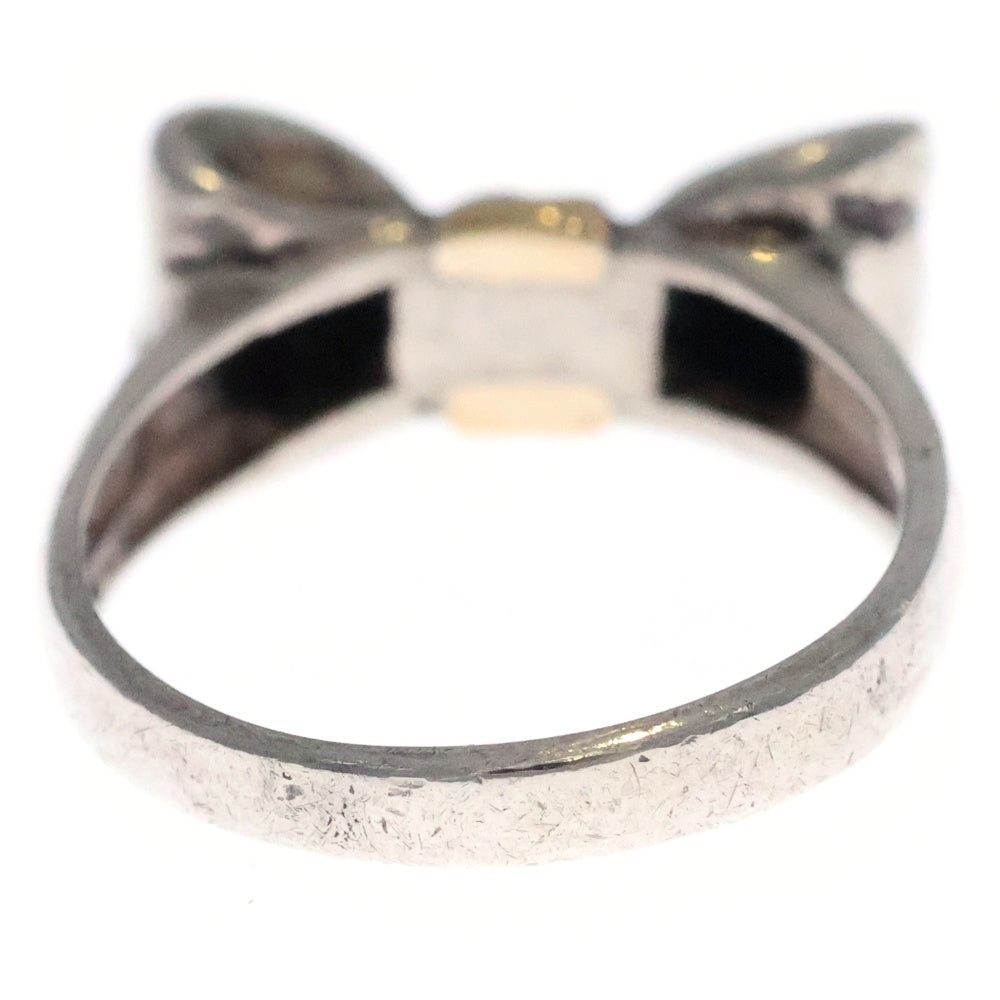 TIFFANY & Co.(ティファニー) リボンリング 指輪 シルバー 925×750 3.7g レディース