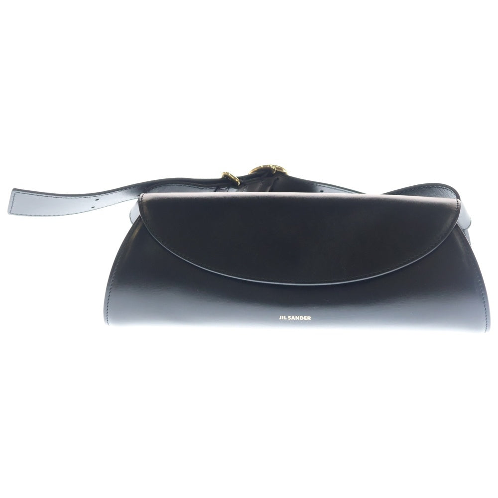 JIL SANDER NAVY(ジルサンダーネイビー) カンノーロ スモール ショルダーバッグ ブラック レザー レディース