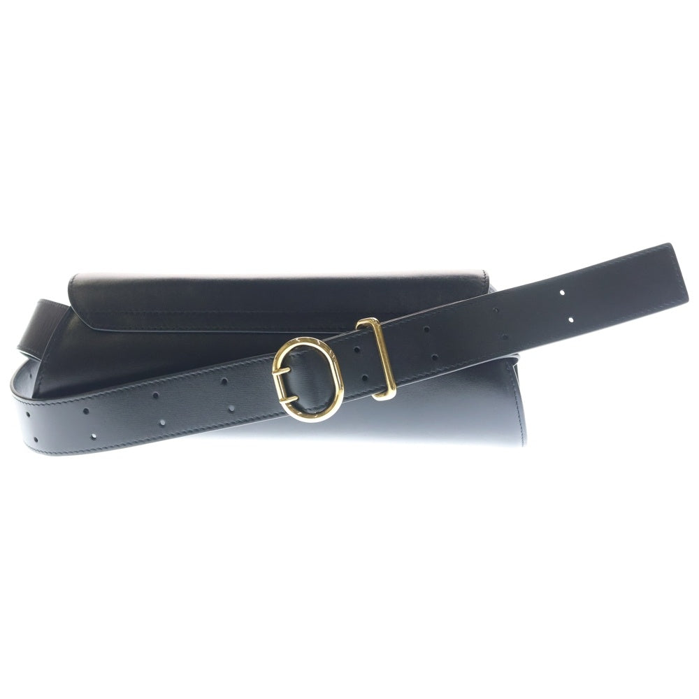 JIL SANDER NAVY(ジルサンダーネイビー) カンノーロ スモール ショルダーバッグ ブラック レザー レディース