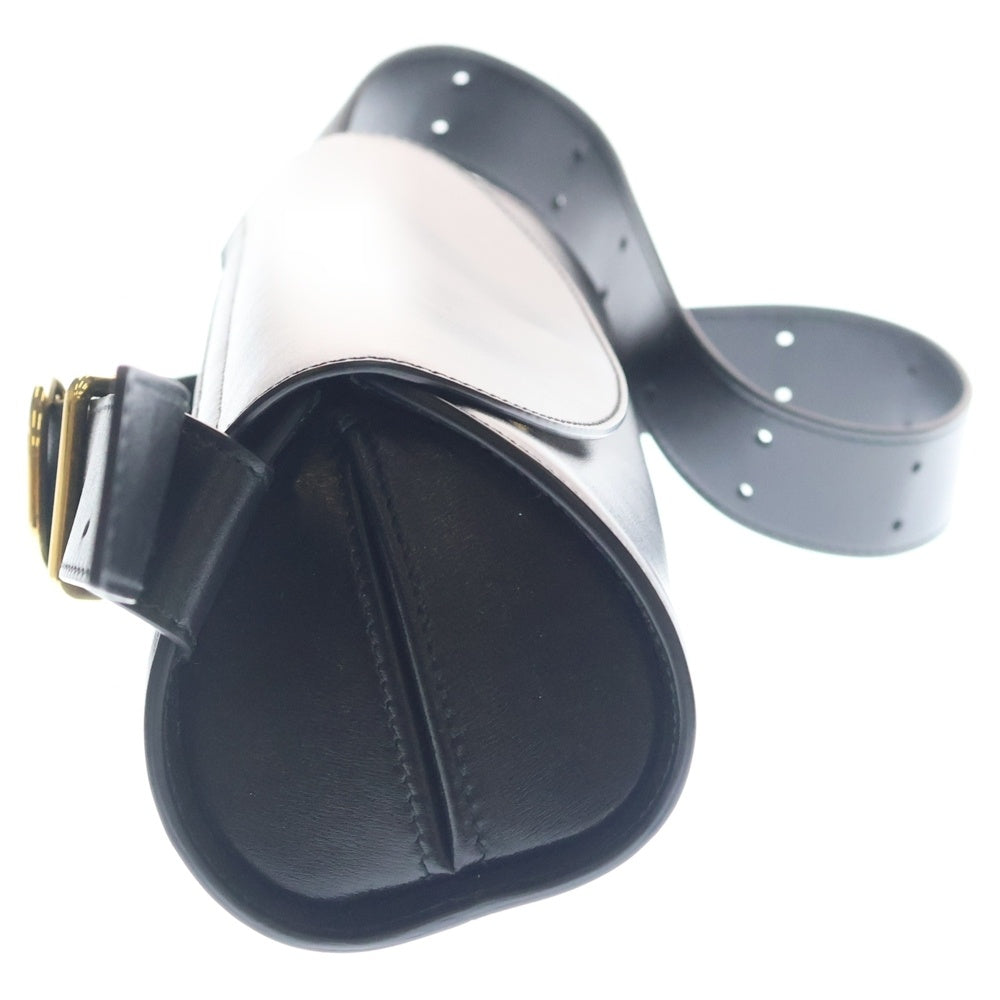 JIL SANDER NAVY(ジルサンダーネイビー) カンノーロ スモール ショルダーバッグ ブラック レザー レディース