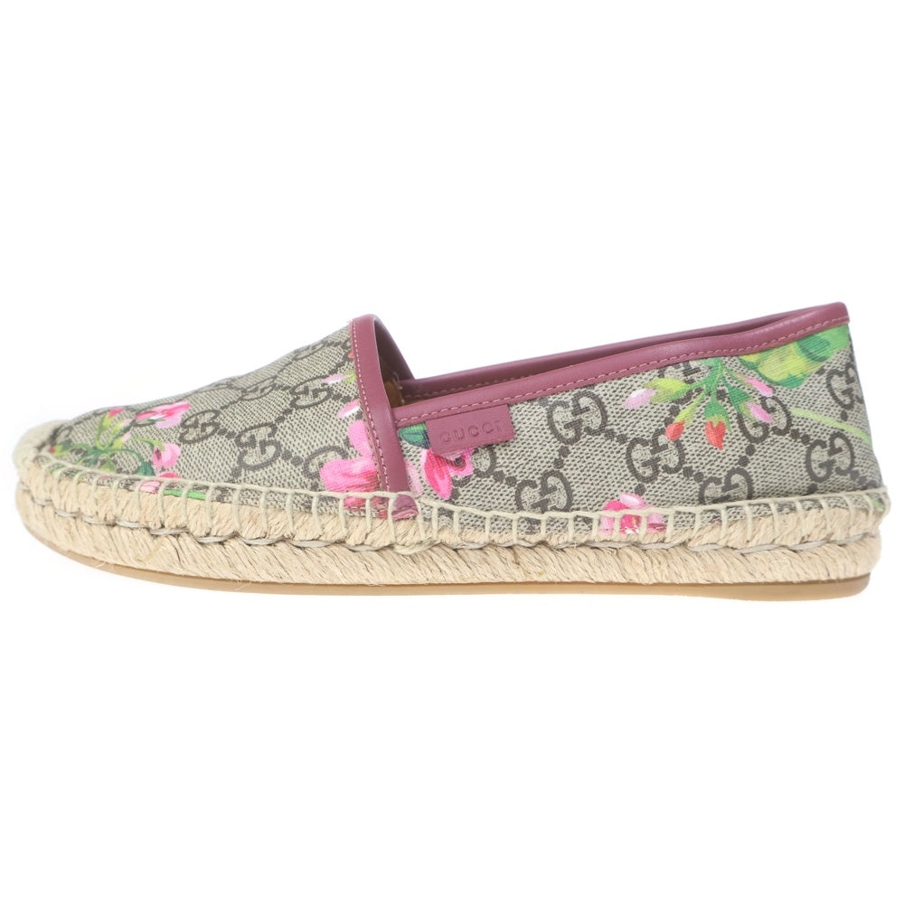 GUCCI(グッチ) GGブルームス エスパドリーユ フラットシューズ ベージュ 421770 レディース