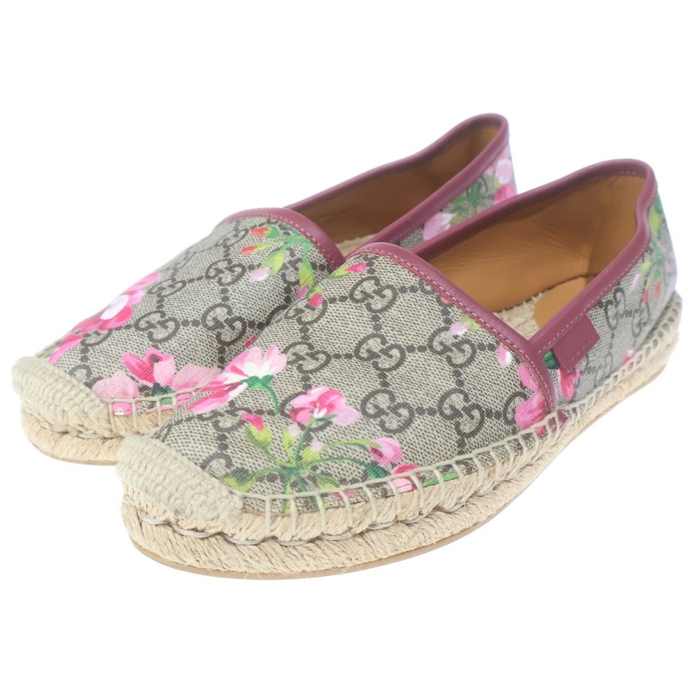 GUCCI(グッチ) GGブルームス エスパドリーユ フラットシューズ ベージュ 421770 レディース