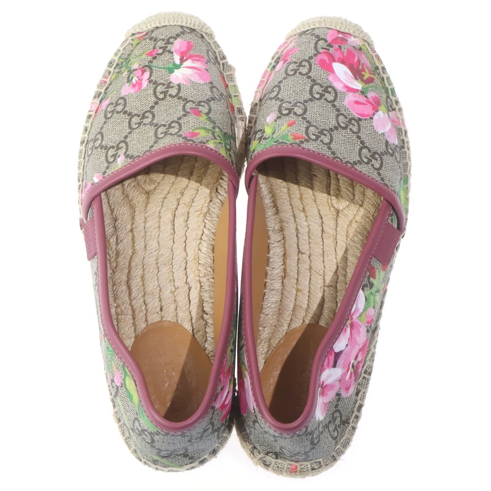 GUCCI(グッチ) GGブルームス エスパドリーユ フラットシューズ ベージュ 421770 レディース