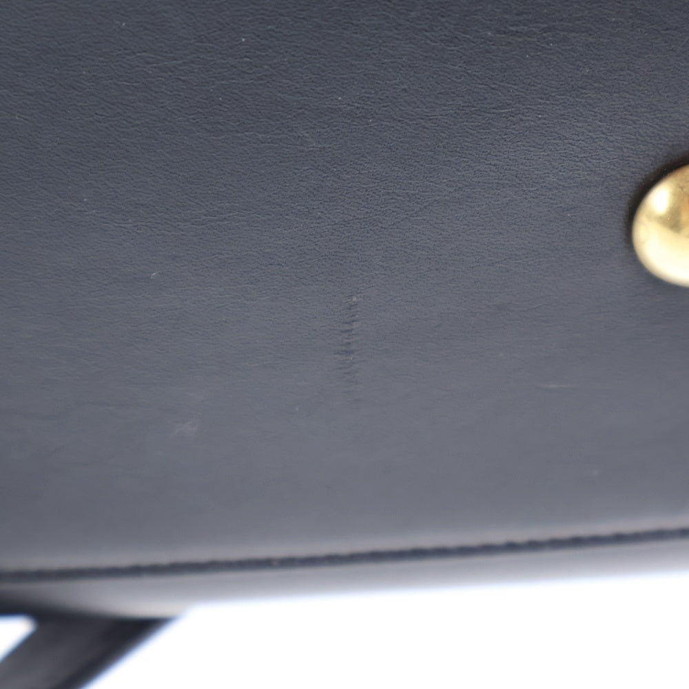 SAINT LAURENT PARIS(サンローランパリ) ベイビーダッフル 2WAYバッグ ハンドバッグ ショルダーバッグ ブラック レザー 330958 ゴールド金具 レディース