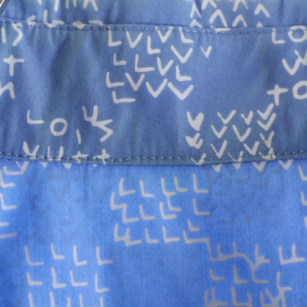 LOUIS VUITTON(ルイヴィトン) 22AW ダミエスプレッド ショートスリーブ 半袖シャツ ライトブルー RM222M NF4 HNS20W