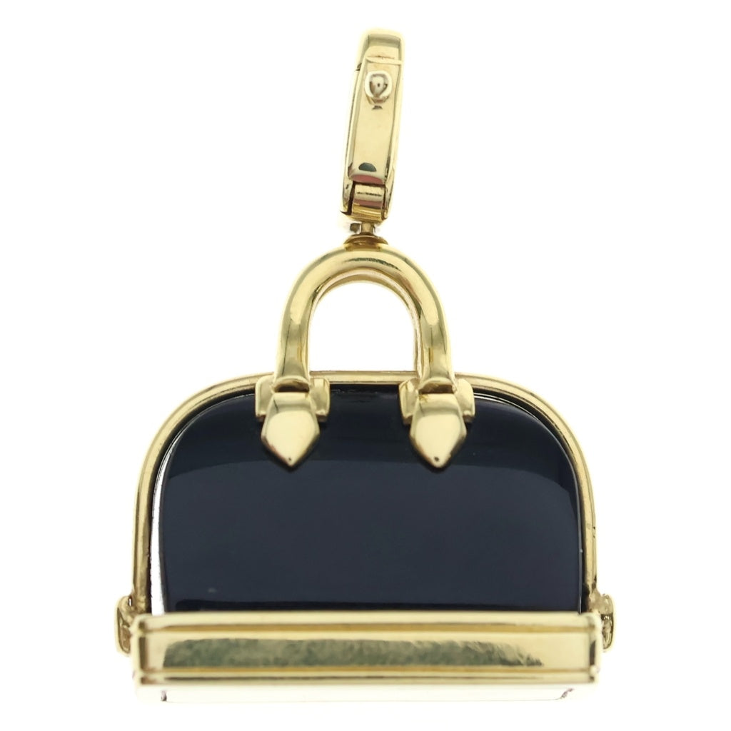 LOUIS VUITTON(ルイヴィトン) アルマ オニキス ペンダントトップ ネックレストップ ゴールド×ブラック 750YG レディース