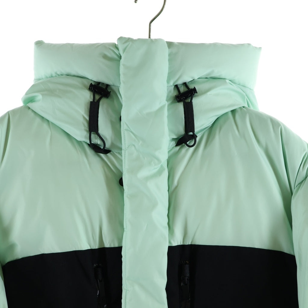 MONCLER(モンクレール) 22AW BODRI ボドリ ジップアップ フーデッド ダウンジャケット ミントグリーン×ブラック ナイロン H20911A00115 5968E