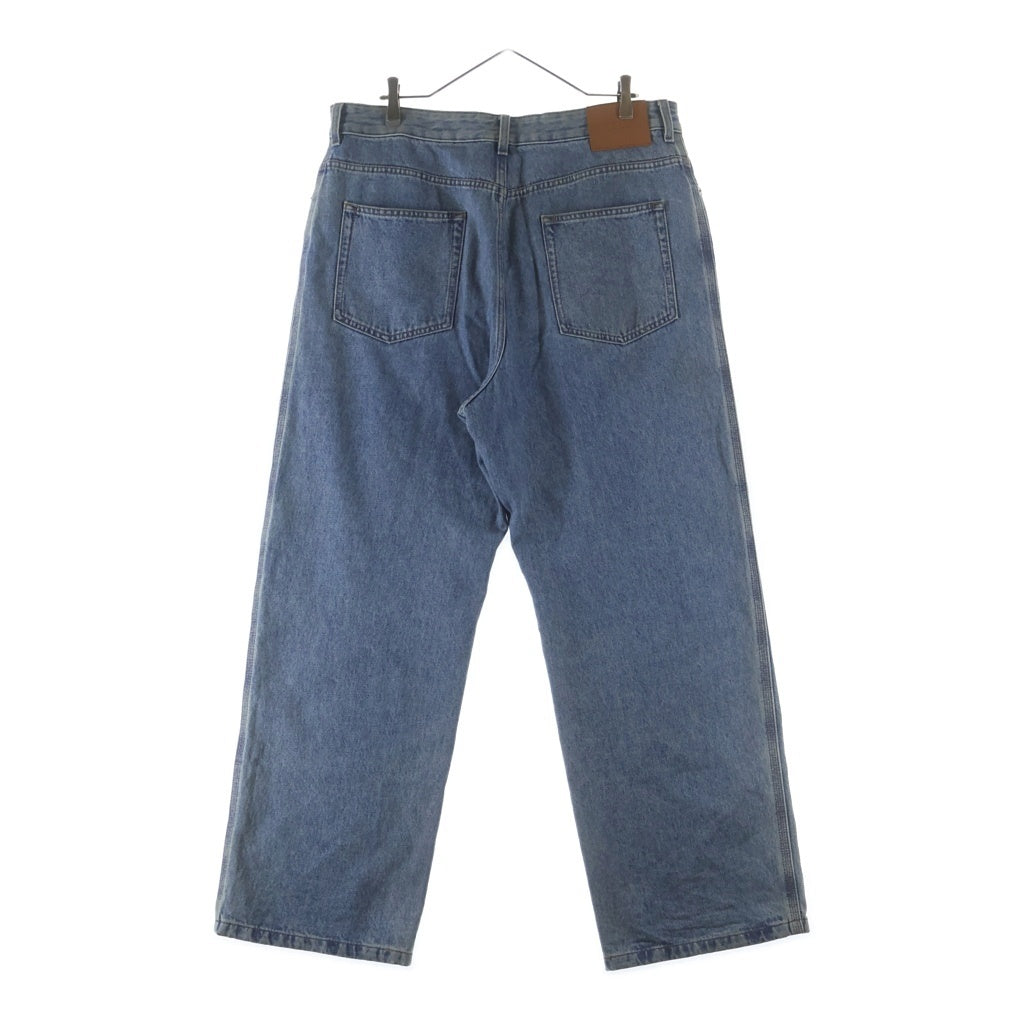 LOEWE(ロエベ) ANAGRAM BAGGY JEANS AF アナグラム ボタンフライ バギーデニム インディゴブルー H526Y11W60