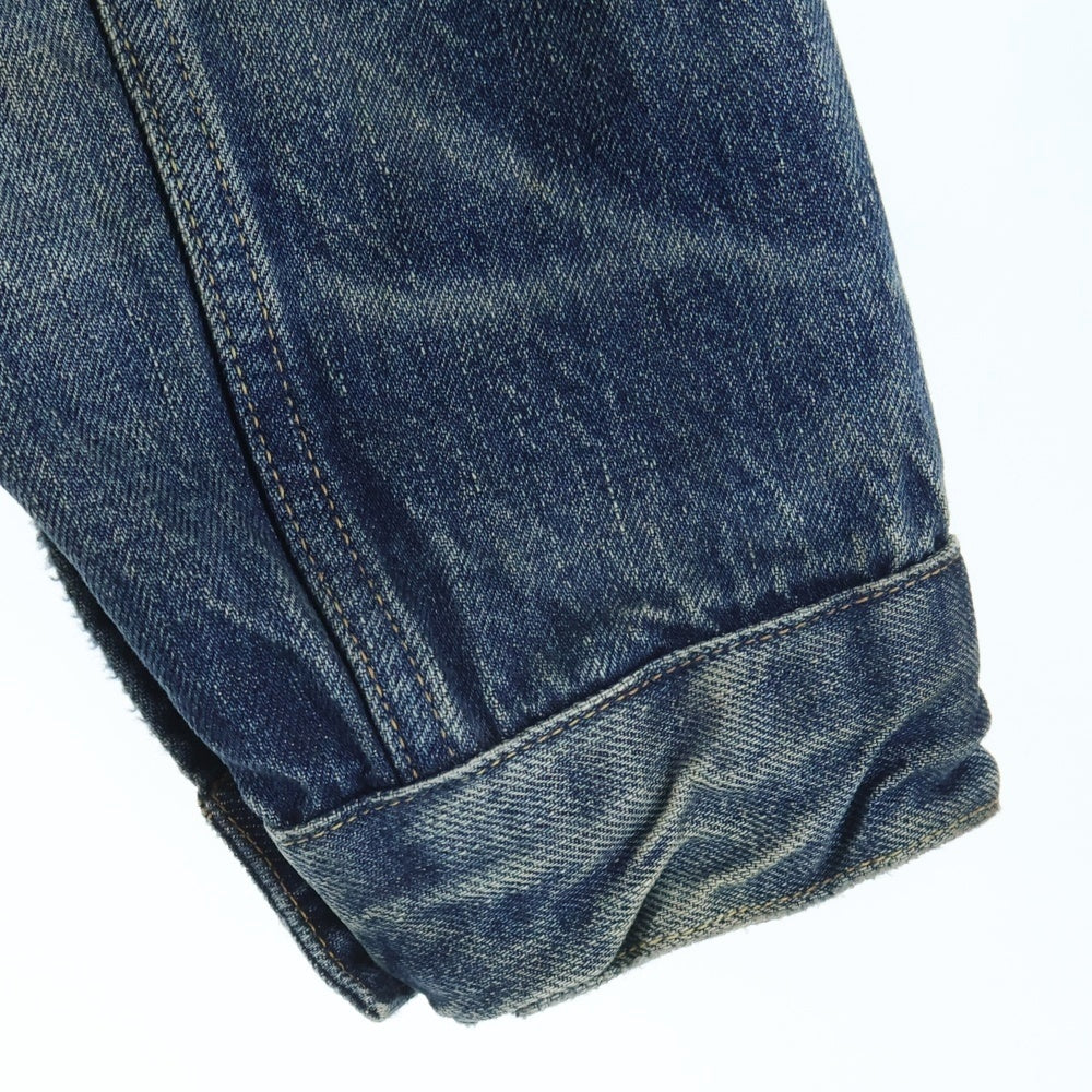 SAINT MICHAEL(セントマイケル) 25SS ×BerBerJin DENIM JACKET DAMAGE デニムジャケット インディゴブルー #XL SM-HR8-0000-C39