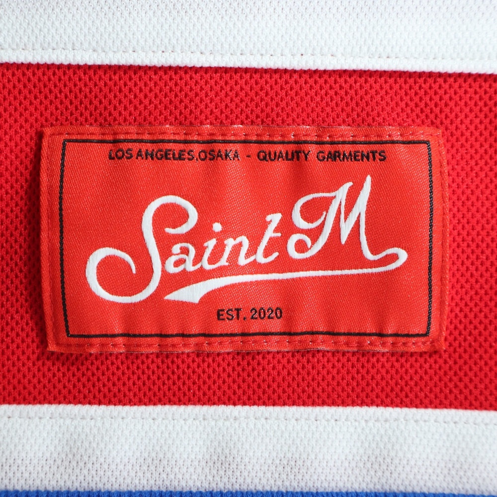 SAINT MICHAEL(セントマイケル) 23SS LS TEE/GAMESHIRT/BLUE ゲーム