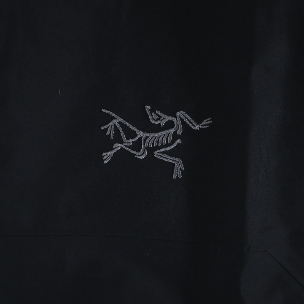 ARC'TERYX(アークテリクス) Beta Jacket ベータ ロゴ刺繍 ナイロン フーデッド ジップアップ ジャケット ブラック X000010513