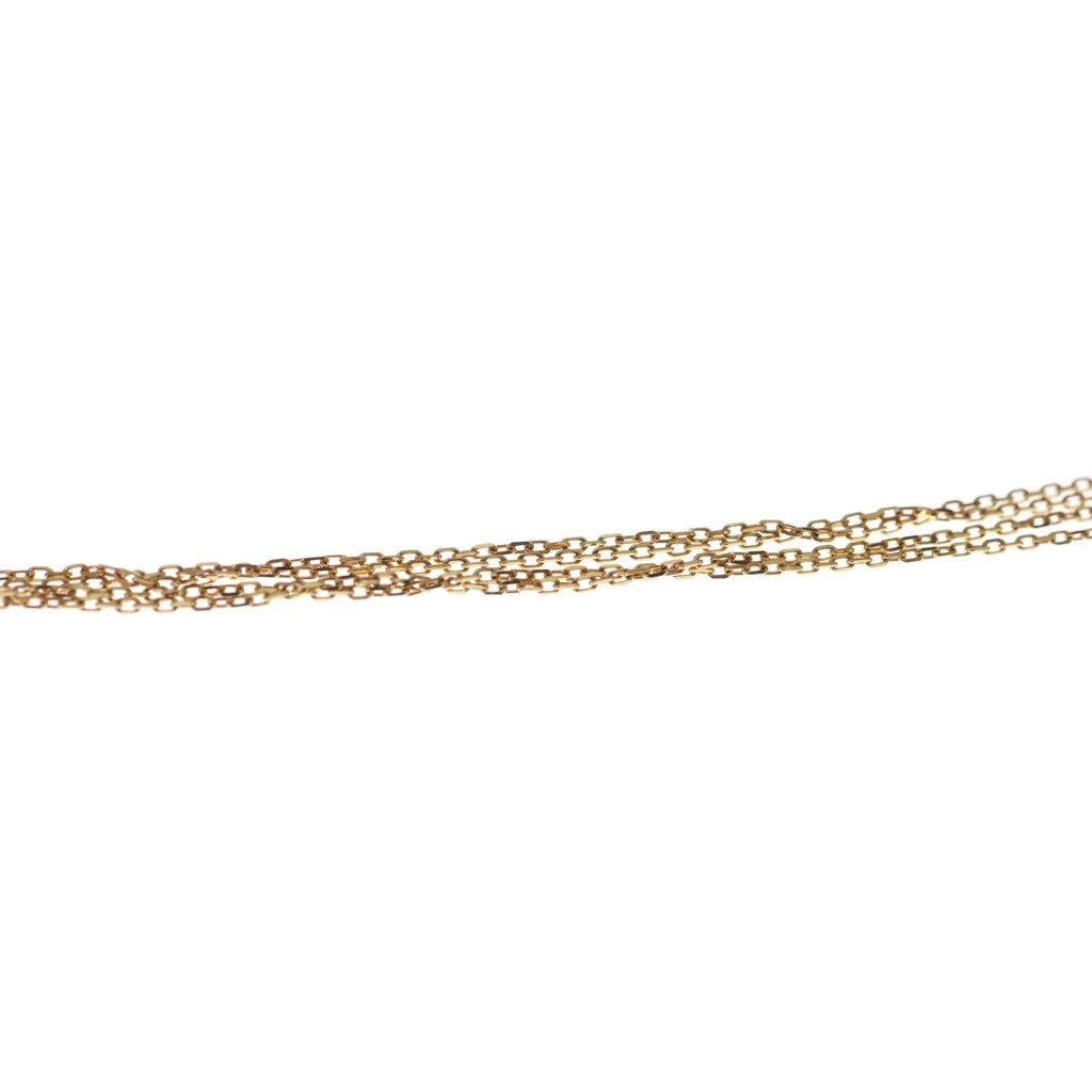 Cartier(カルティエ) ラブサークル ネックレス ペンダント チェーン ダイヤ ゴールド 750YG レディース