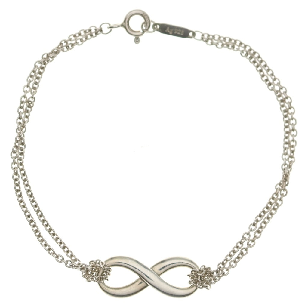 TIFFANY & Co.(ティファニー) インフィニティ ダブルチェーン ブレスレット レディース