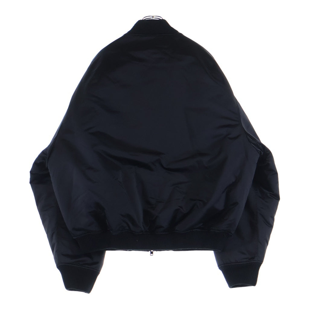 Acne Studios(アクネ ストゥディオズ) ロゴグラム 中綿 ジップアップ ボンバージャケット ブルゾン ブラック FN-MN-OUTW001129 B90819