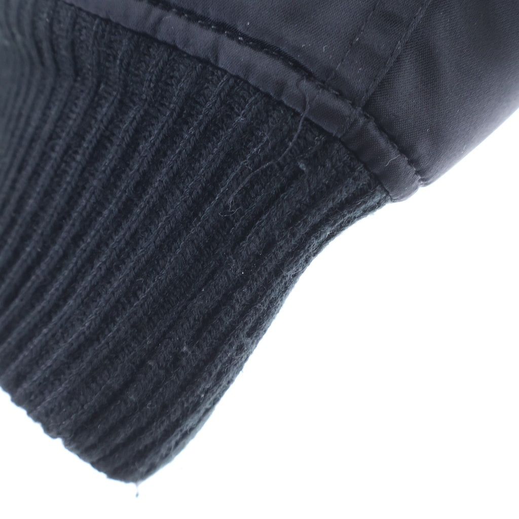 Acne Studios(アクネ ストゥディオズ) ロゴグラム 中綿 ジップアップ ボンバージャケット ブルゾン ブラック FN-MN-OUTW001129 B90819