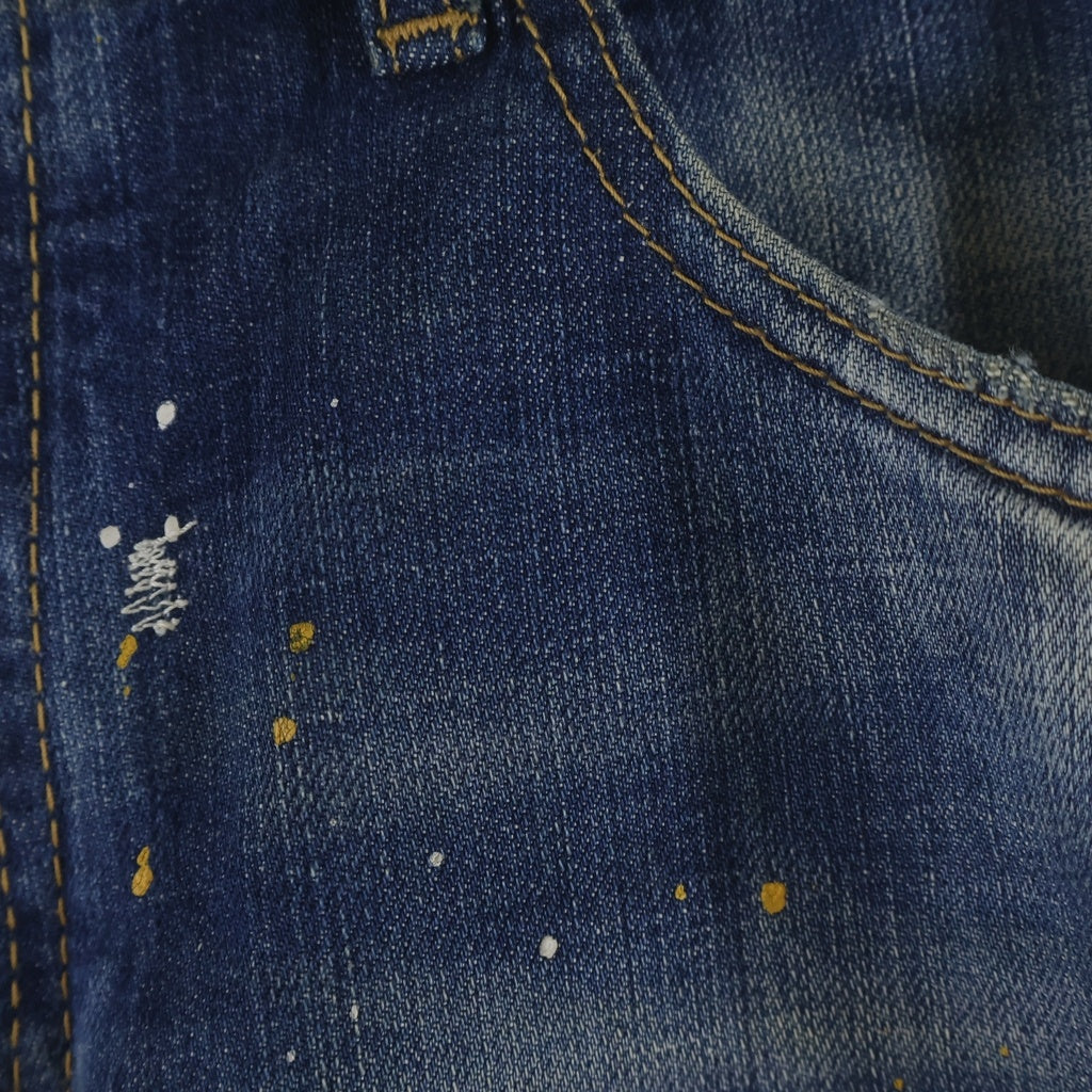 DSQUARED2(ディースクエアード) 17SS SKATER JEAN スケータージーンズ ダメージ加工 デニムパンツ インディゴ S74LB0114 S30144