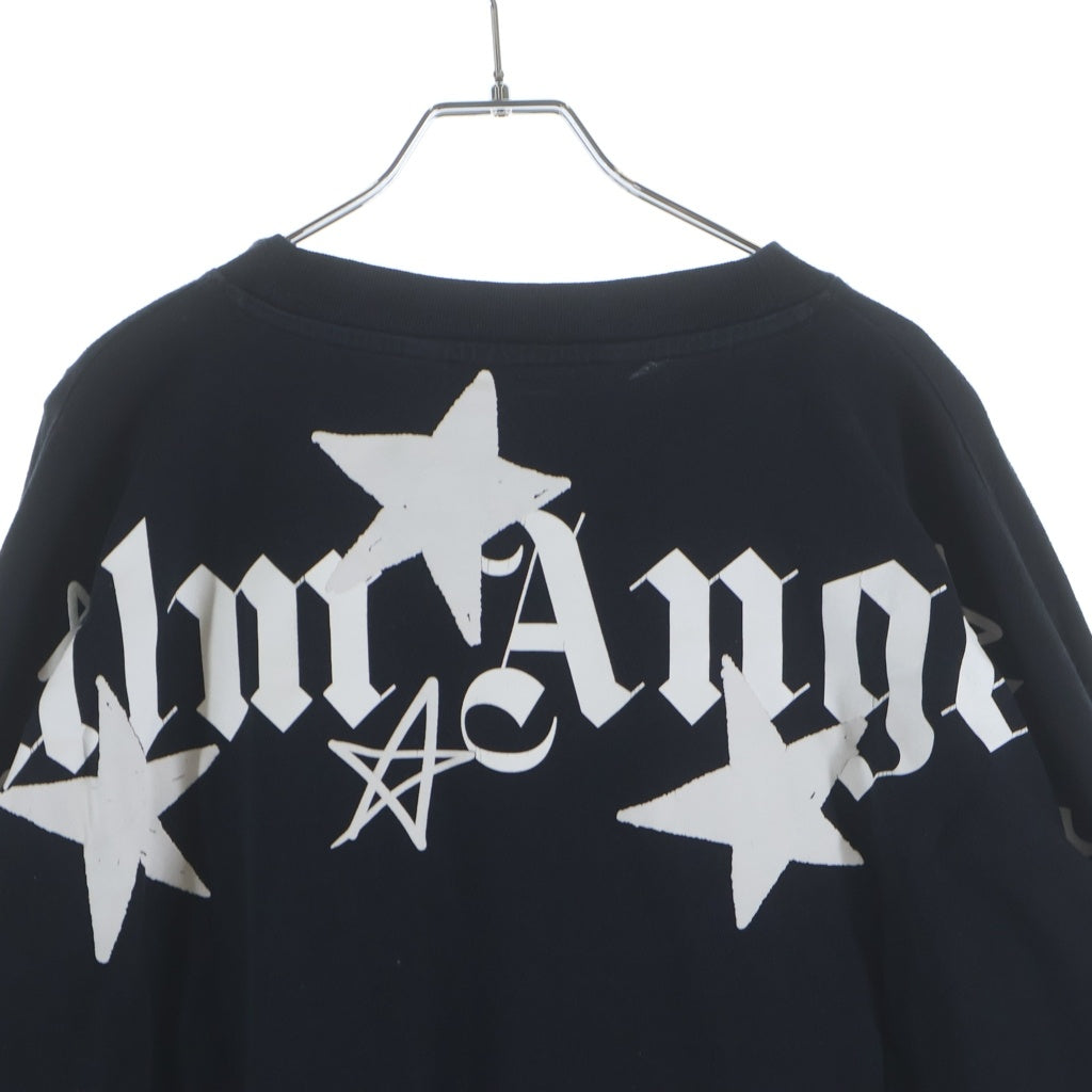 Palm Angels(パームエンジェルス) 21AW シューティングスター 長袖Tシャツ カットソー ブラック PMAB001F21JER002