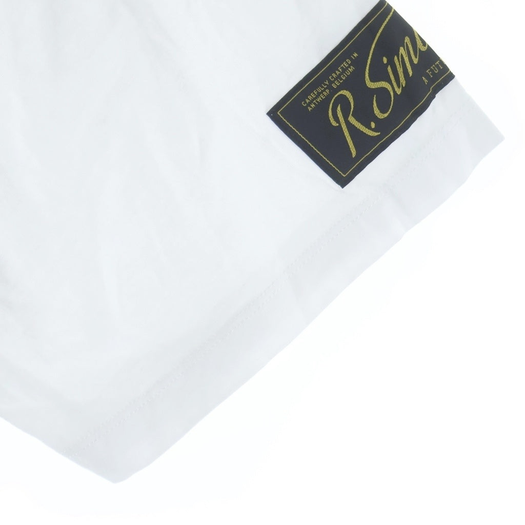 RAF SIMONS(ラフシモンズ) 22SS SOLEMN-X グラフィックプリント 半袖Tシャツ カットソー ホワイト 211-M130 19001-0010