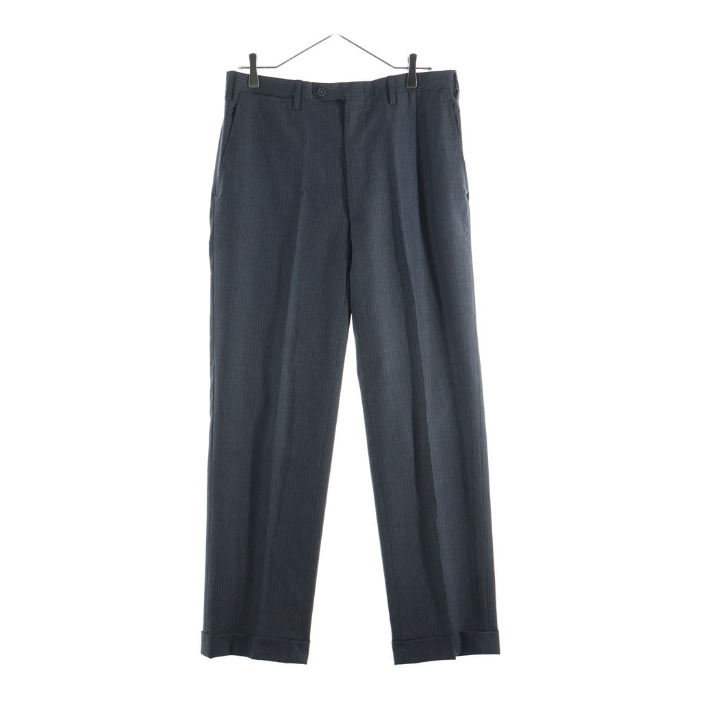 Kiton(キートン) セットアップスーツ ストライプ柄 ウール 3B テーラードジャケット スラックスパンツ グレー