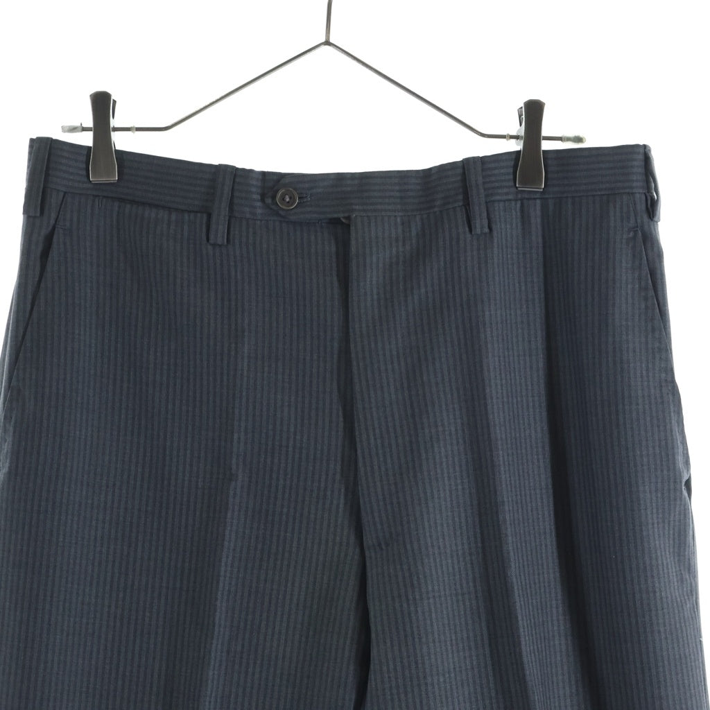 Kiton(キートン) セットアップスーツ ストライプ柄 ウール 3B テーラードジャケット スラックスパンツ グレー