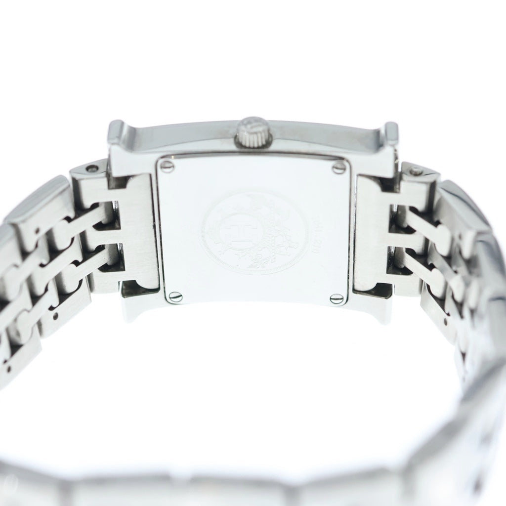 エルメス HERMES Hウォッチ HH1 210 腕時計 シルバー クォーツ HERMES(エルメス) Hウォッチ 青文字盤 クォーツウォッチ 腕時計