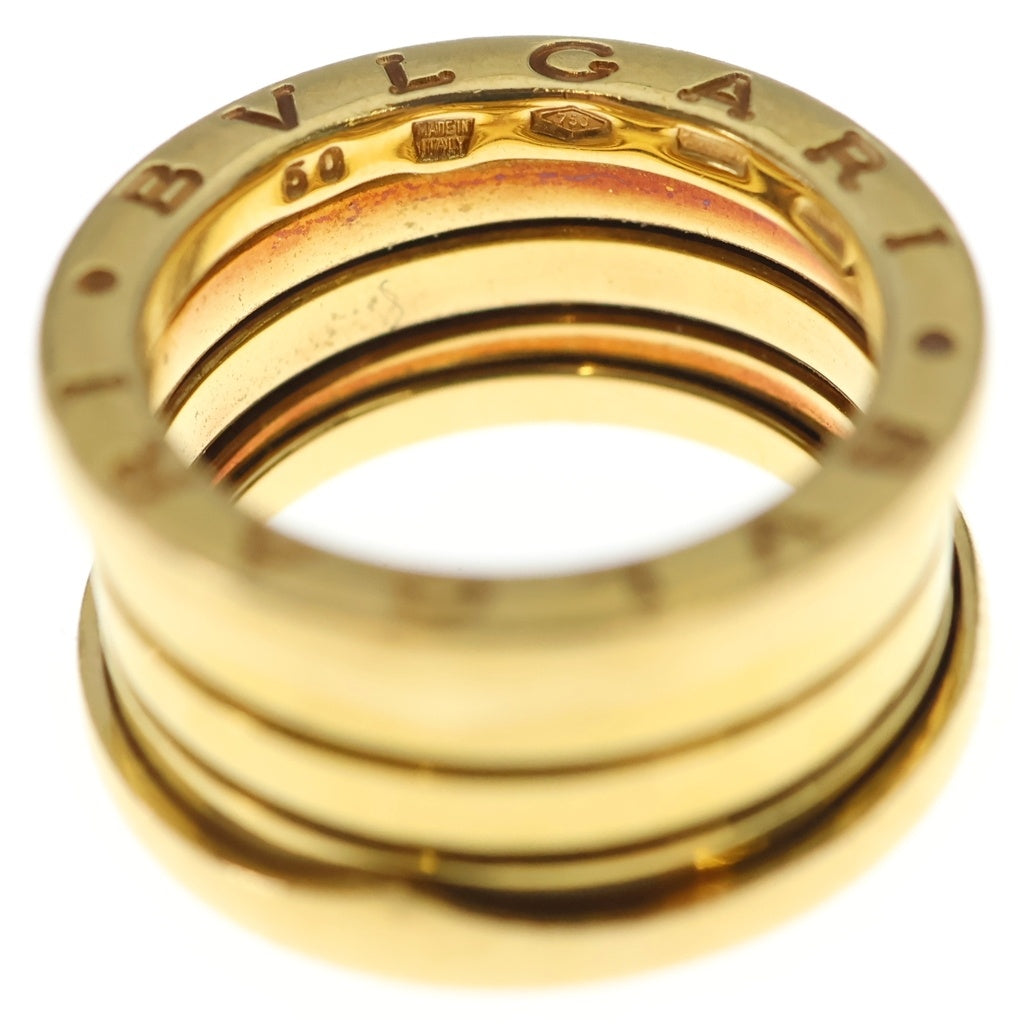 BVLGARI(ブルガリ) ビーゼロワン 4バンド Au750 K18YG リング #50 イエローゴールド