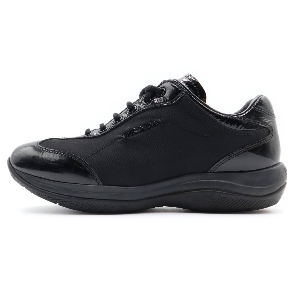 PRADA(プラダ) ローカットスニーカー エナメル ブラック #35 3E5793 レディース