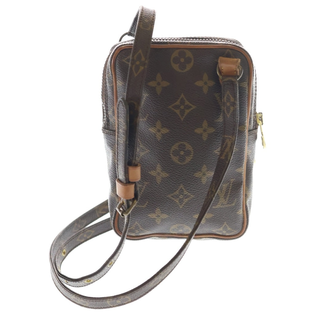 LOUIS VUITTON(ルイヴィトン) ミニアマゾン モノグラム PVC レザー ショルダーバッグ ゴールド金具 ブラウン M45238 レディース