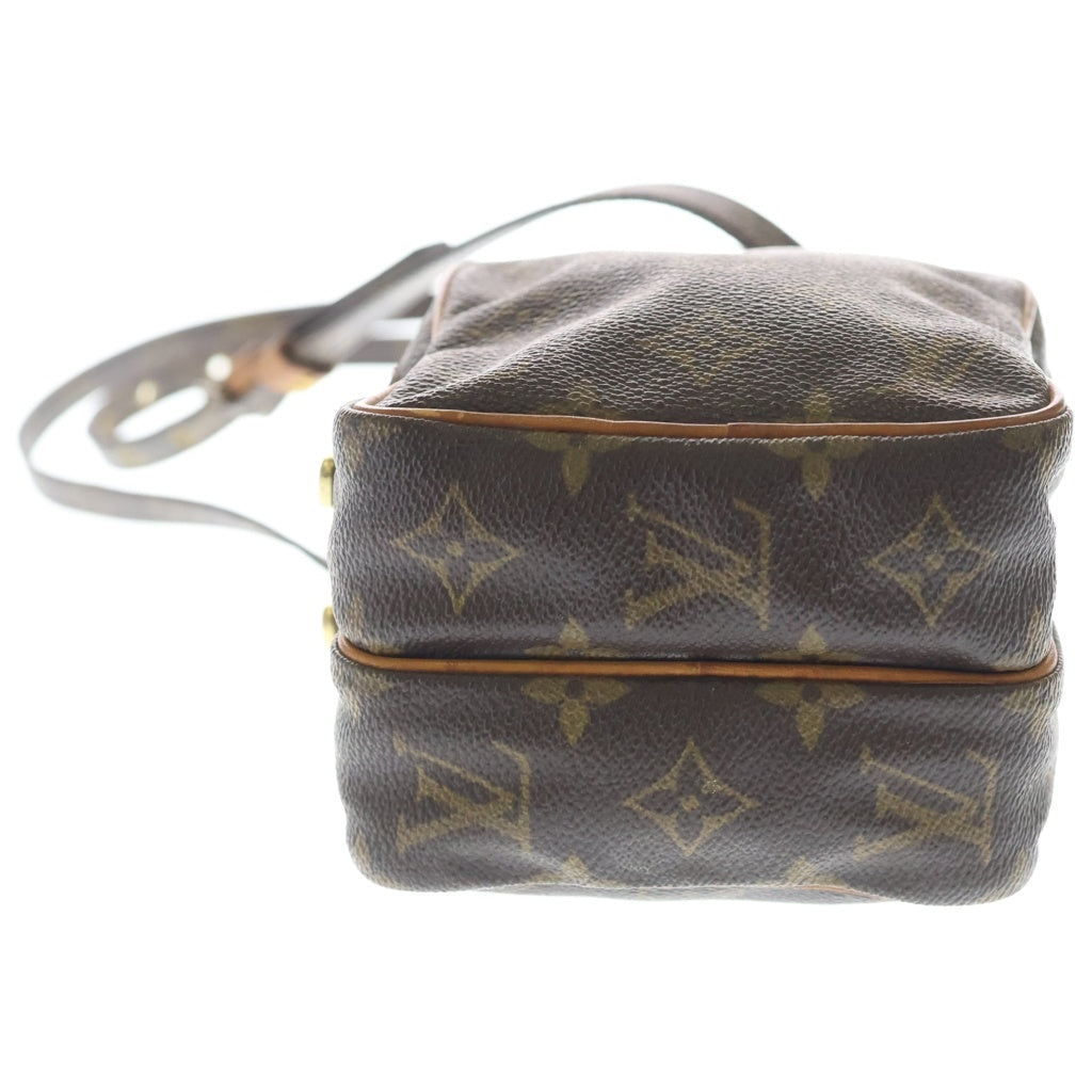 LOUIS VUITTON(ルイヴィトン) ミニアマゾン モノグラム PVC レザー ショルダーバッグ ゴールド金具 ブラウン M45238 レディース
