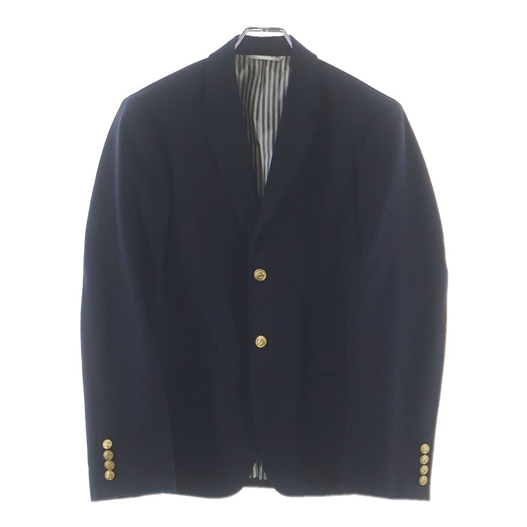 THOM BROWNE(トムブラウン) トリコロール ウール 3B テーラード ジャケット ブレザー ネイビー MJC004AW5709