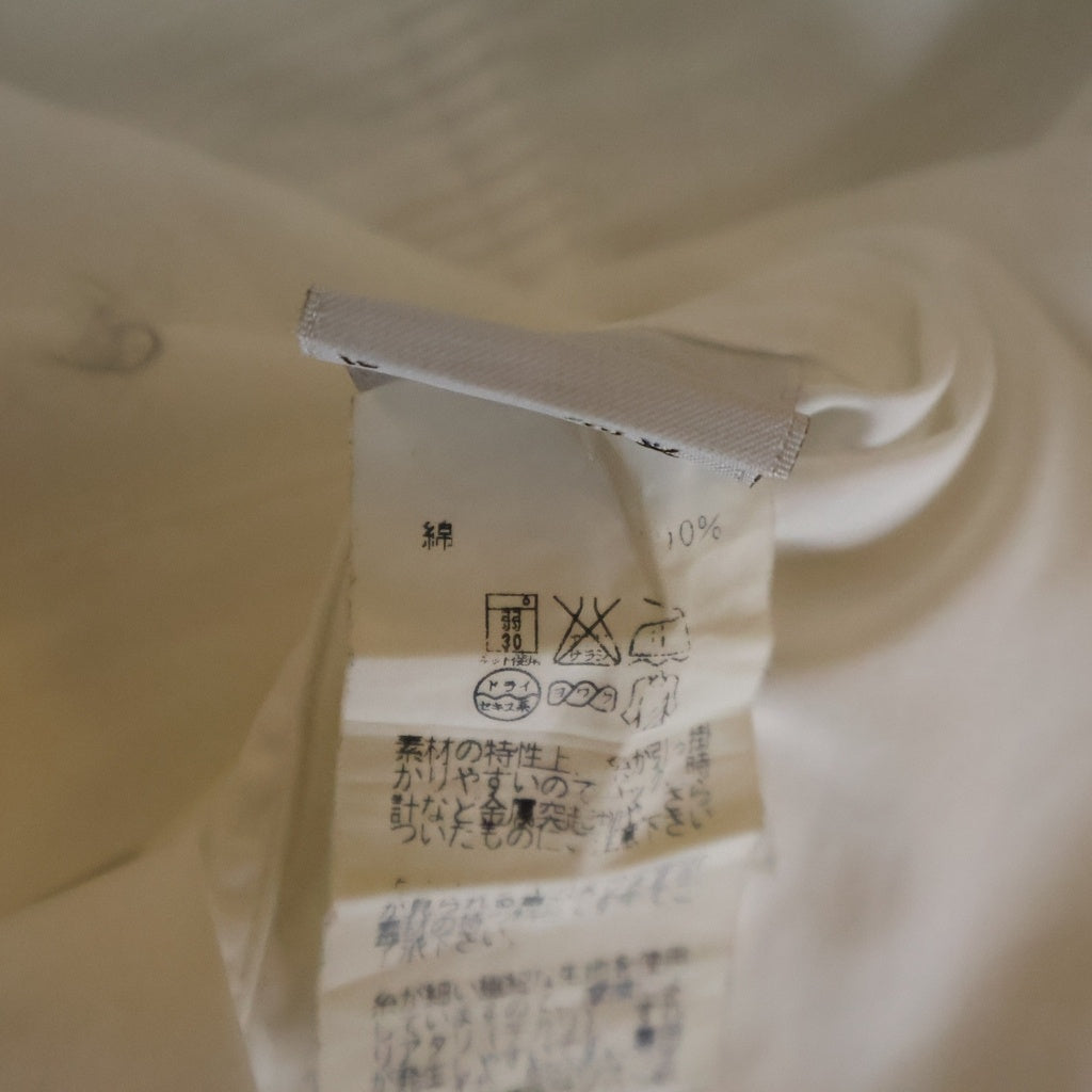 HERMES(エルメス) レイヤードデザイン ドレス 長袖 シャツ ホワイト