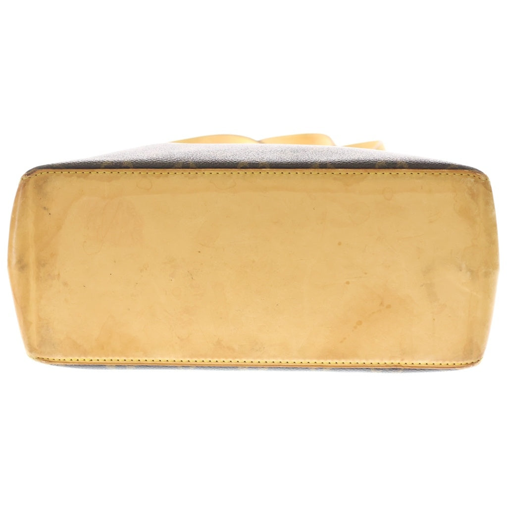 LOUIS VUITTON(ルイヴィトン) モノグラム カバピアノ ハンドバッグ トートバッグ ブラウン レザー×PVC M51148 ゴールド金具 レディース