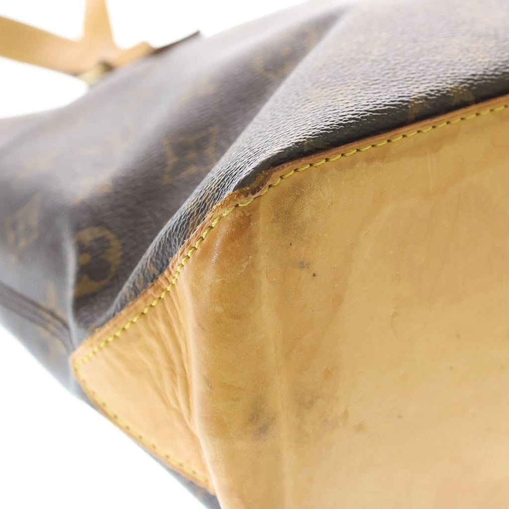 LOUIS VUITTON(ルイヴィトン) モノグラム カバピアノ ハンドバッグ トートバッグ ブラウン レザー×PVC M51148 ゴールド金具 レディース
