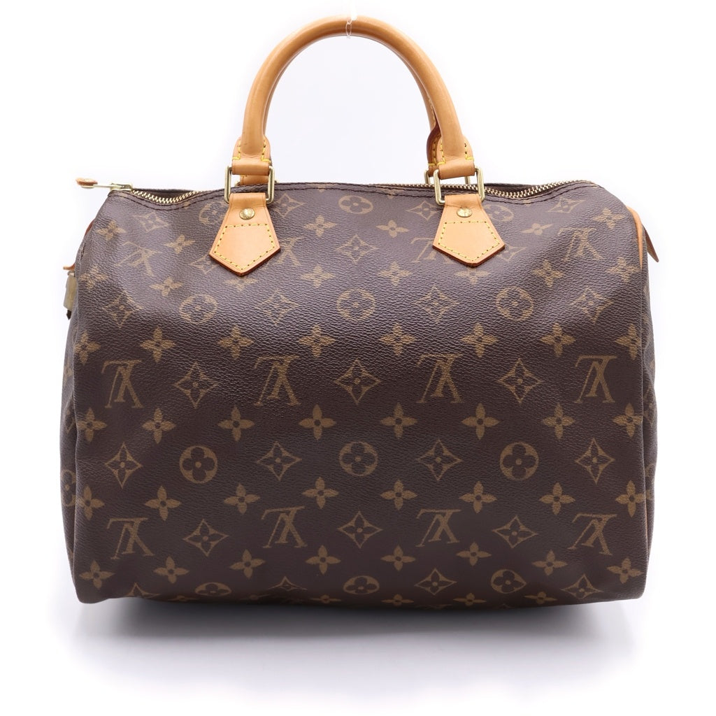 LOUIS VUITTON(ルイヴィトン) モノグラム スピーディ30 ハンドバッグ ゴールド金具 カデナ ブラウン M41526 レディース