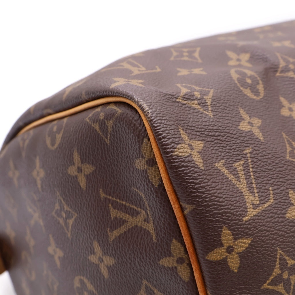 LOUIS VUITTON(ルイヴィトン) モノグラム スピーディ30 ハンドバッグ ゴールド金具 カデナ ブラウン M41526 レディース