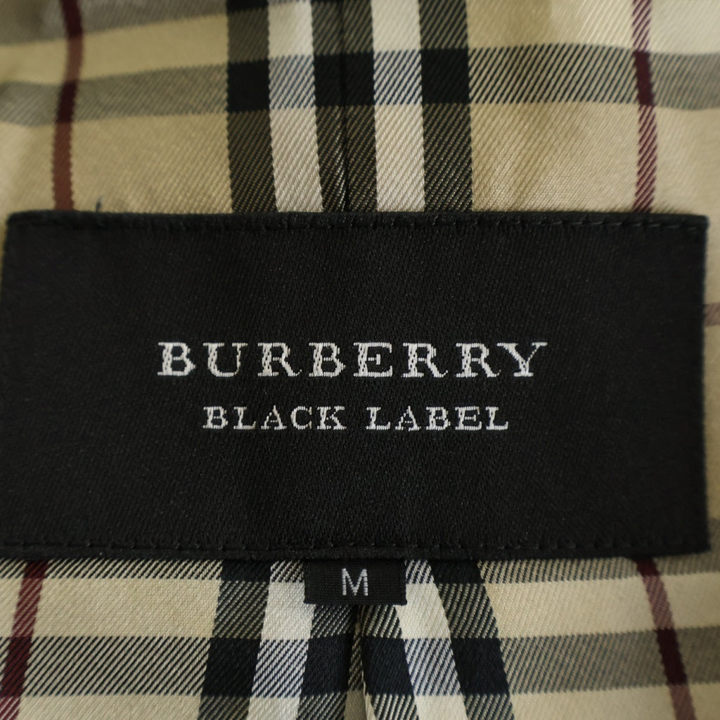 BURBERRY BLACK LABEL(バーバリー ブラックレーベル) ノヴァチェック コットン テーラードジャケット #M ブラック