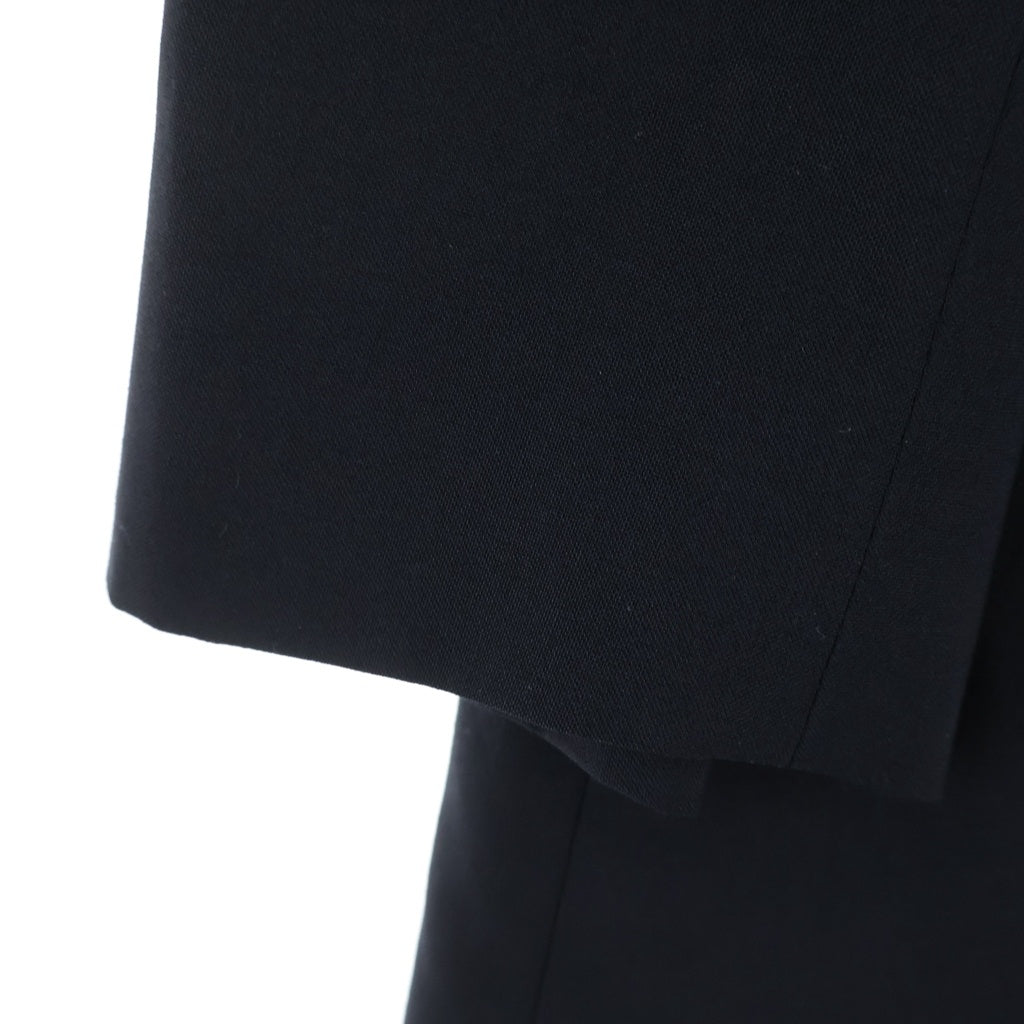 BURBERRY BLACK LABEL(バーバリー ブラックレーベル) ノヴァチェック 銀ボタン ウール テーラードジャケット #S ブラック