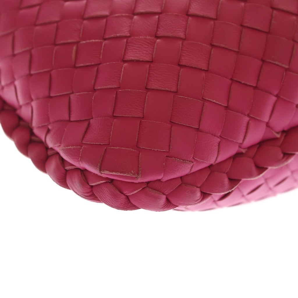 BOTTEGA VENETA(ボッテガヴェネタ) イントレチャート ホーボー ワンショルダーバッグ トートバッグ ハンドバッグ ピンク レザー レディース