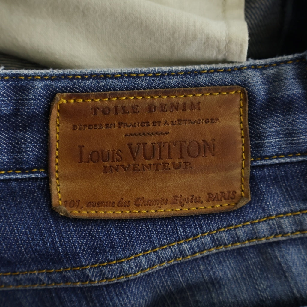 LOUIS VUITTON(ルイヴィトン) ストレートデニムパンツ インディゴブルー #36 レディース