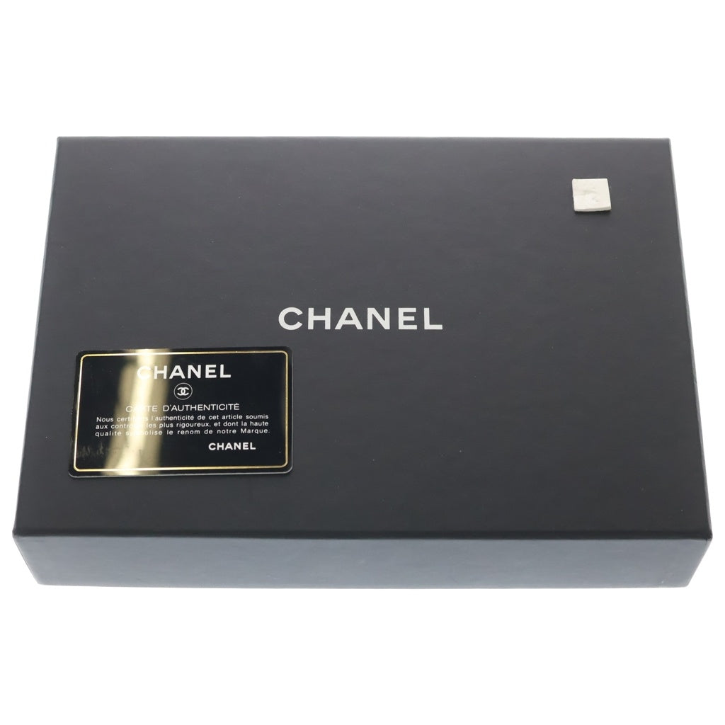 CHANEL(シャネル) ボーイシャネル キャビアスキン シルバー金具 チェーンウォレット ショルダーバッグ ブラック レディース