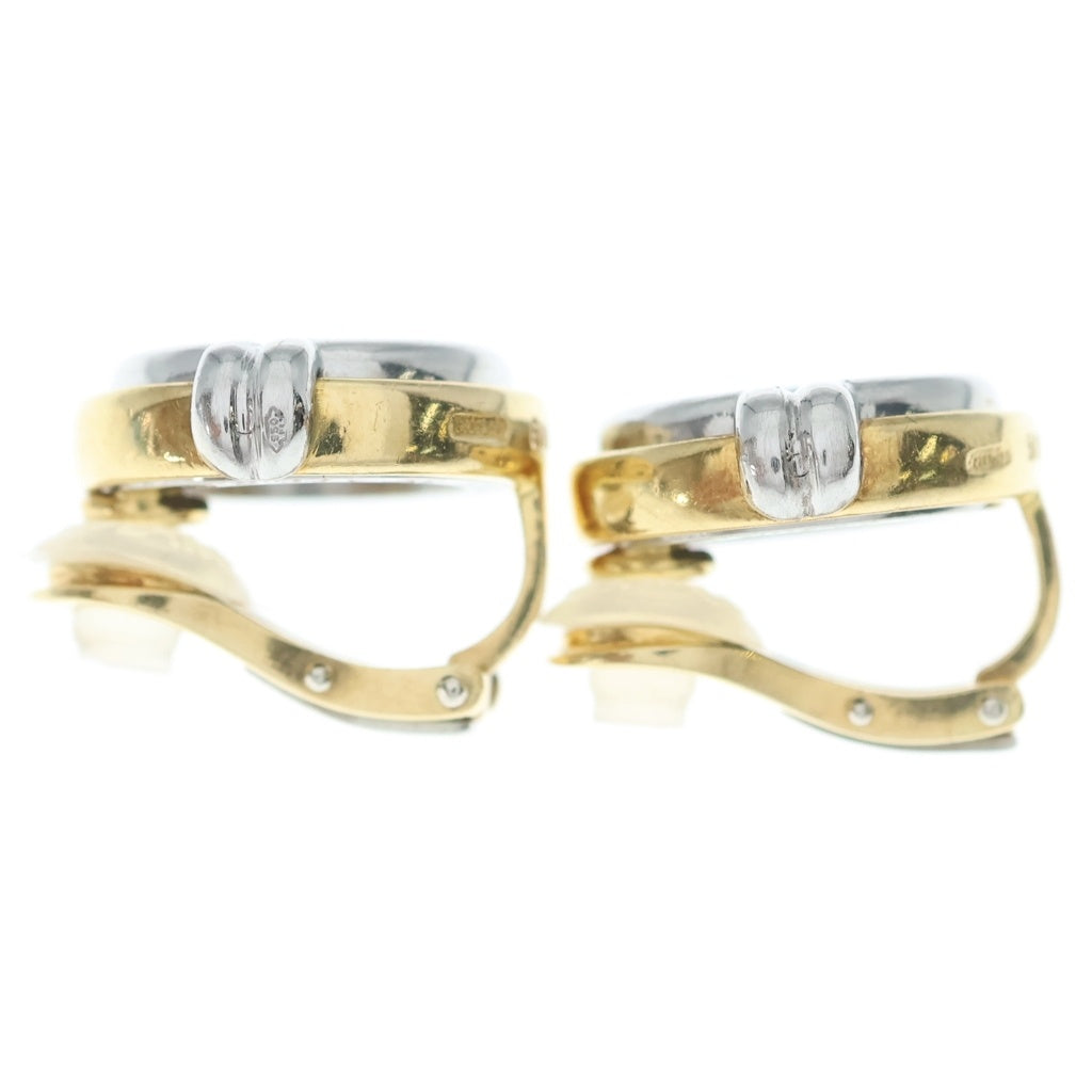 BVLGARI(ブルガリ) モネーテ イヤリング イエローゴールド×ホワイトゴールド Au750YG×WG レディース