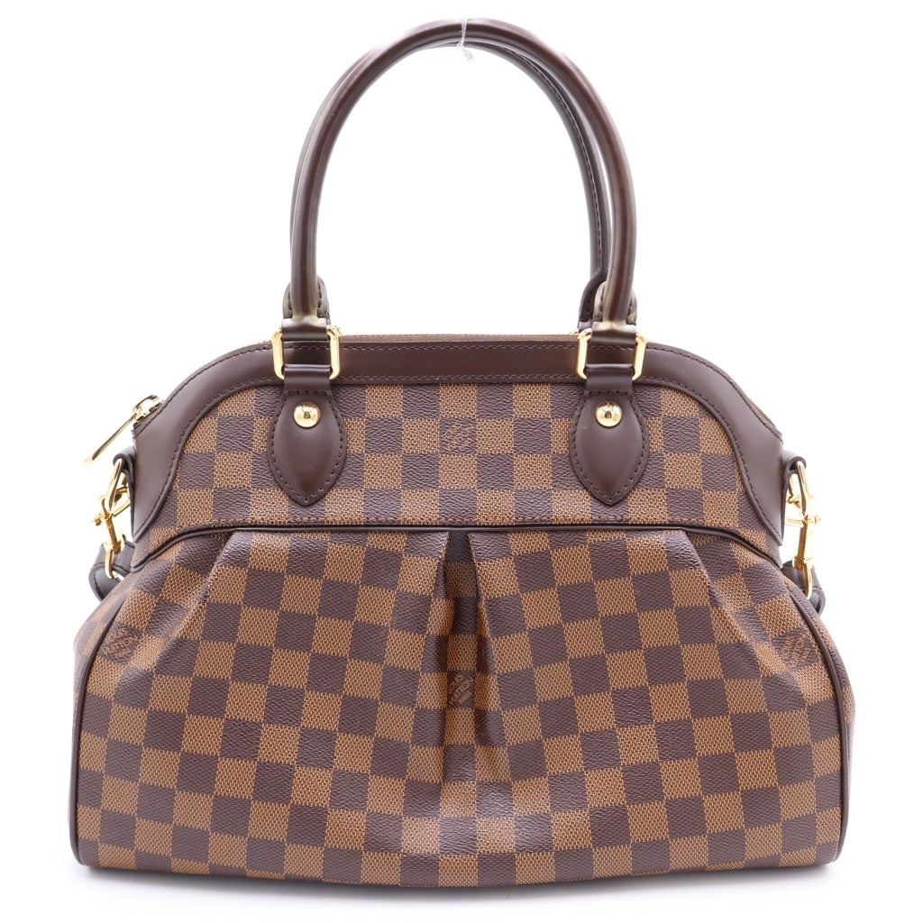 LOUIS VUITTON(ルイヴィトン) ダミエ トレヴィPM ハンド ショルダーバッグ PVC レザー ブラウン N51997 レディース