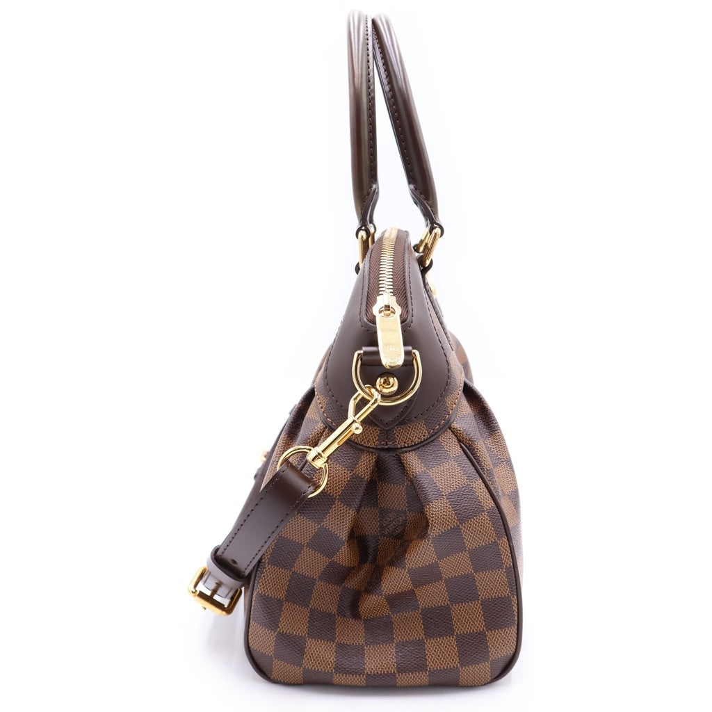 LOUIS VUITTON(ルイヴィトン) ダミエ トレヴィPM ハンド ショルダーバッグ PVC レザー ブラウン N51997 レディース