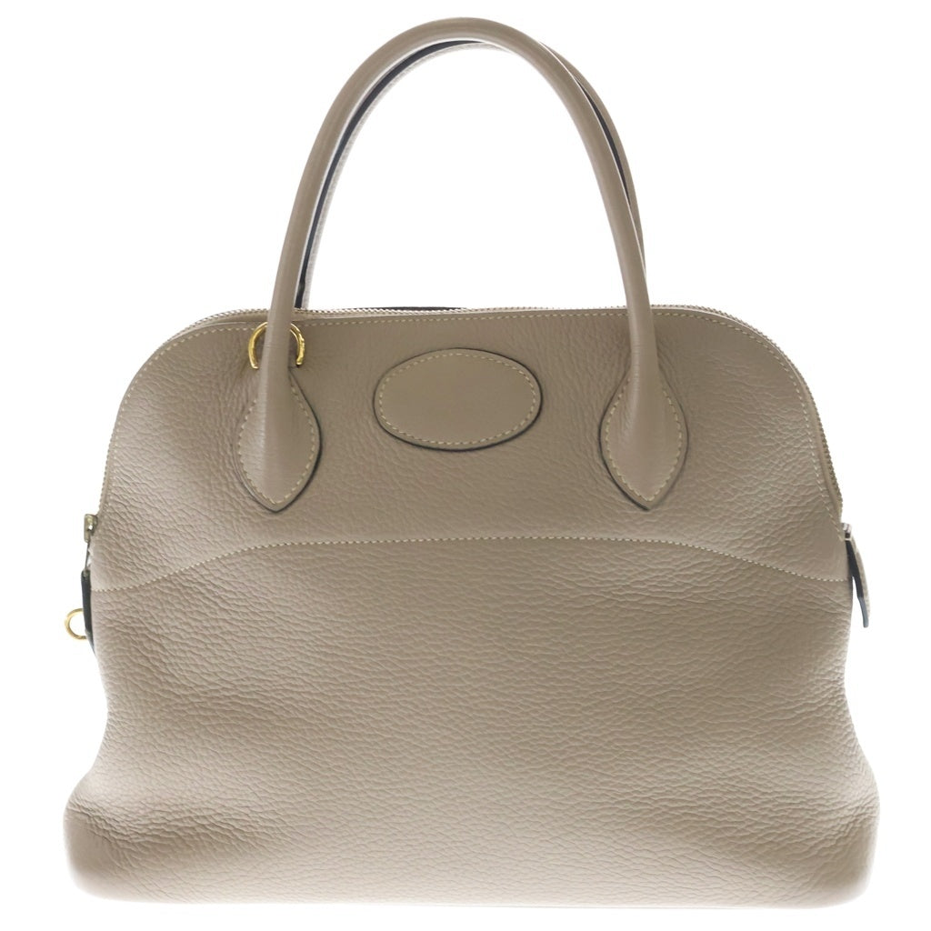 HERMES(エルメス) ボリード31 トリヨンクレマンス ハンド ショルダーバッグ アルジル ゴールド金具 グレー系 □K刻印 レディース
