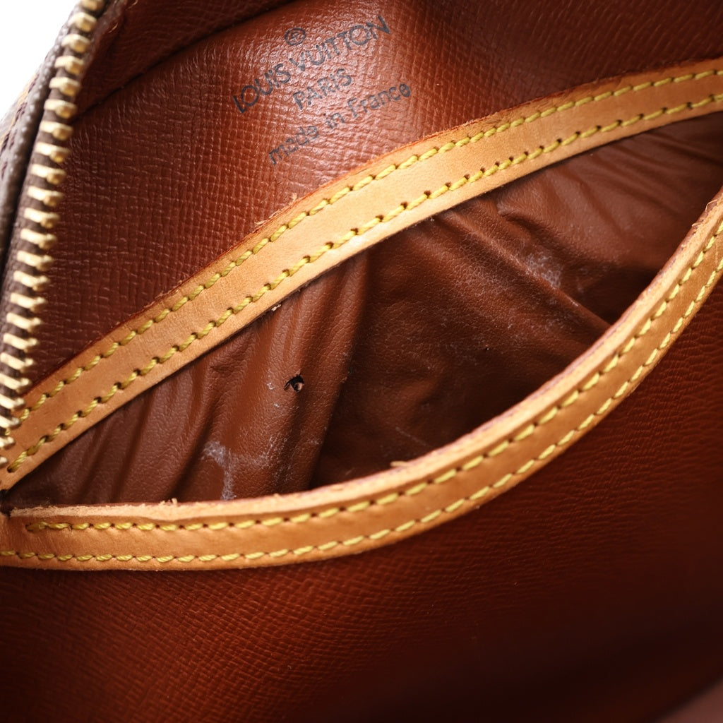 LOUIS VUITTON(ルイヴィトン) モノグラム ブロワ ショルダーバッグ ブラウン レザー×PVC M51221 ゴールド金具 レディース