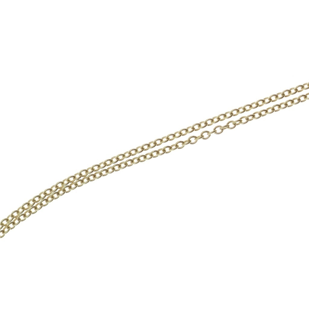 TIFFANY & Co.(ティファニー) リンク チェーンネックレス イエローゴールド AU750YG レディース