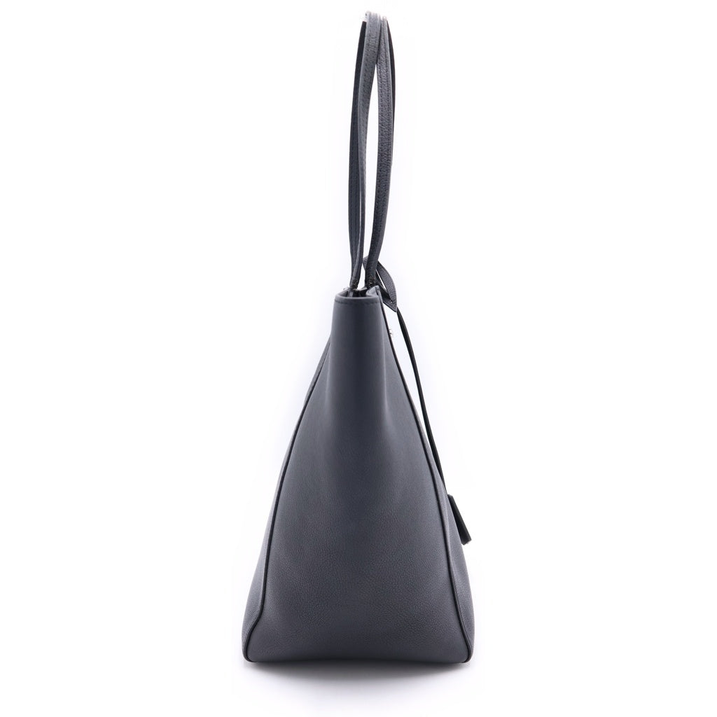 LOUIS VUITTON(ルイヴィトン) ロックミーカバ トートバッグ ハンドバッグ ブラック レザー M42291 シルバー金具 レディース